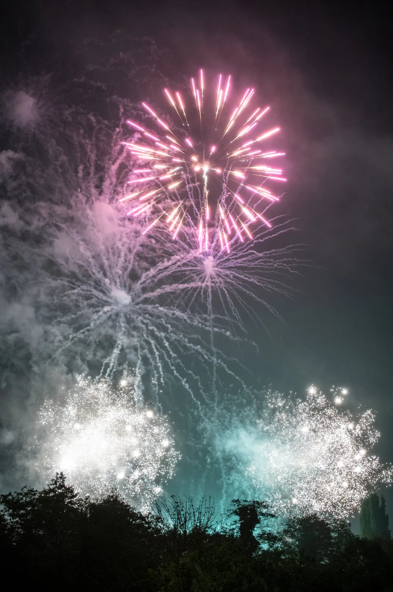 Fireworks finale over Coquille